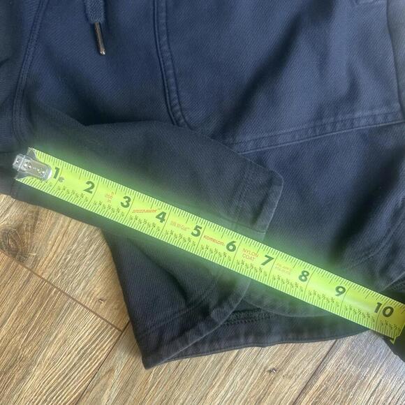 Athleta Farallon Midi Shorts Women's Size XXSmall Navy Drawstring Pockets Active - Picture 4 of 6